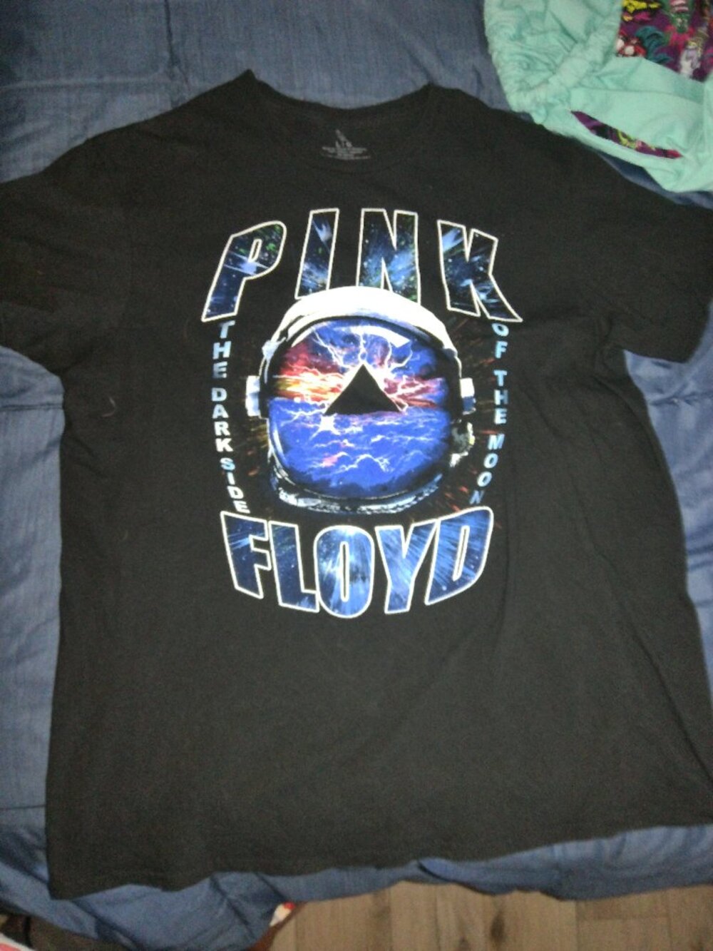 2020 Large Mens Pink Floyd Dark Side of the Moon T Shirt-Good Condition-No Tags